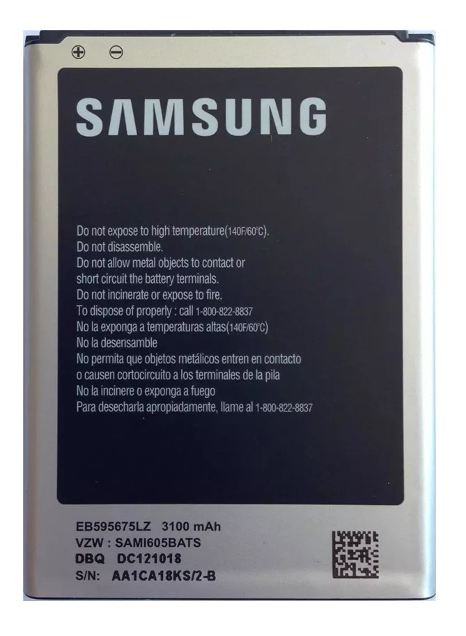 BATERÍA NUEVA OEM SAMSUNG GALAXY NOTE 2 II i317 T889 i605 R950 L900 EB595675LZ/LA Foto 2 de 3