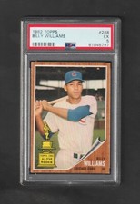 1962 Topps Billy Williams #288 ~~ Beautiful PSA 5 ~~  Must See!!!   Cubs HOF