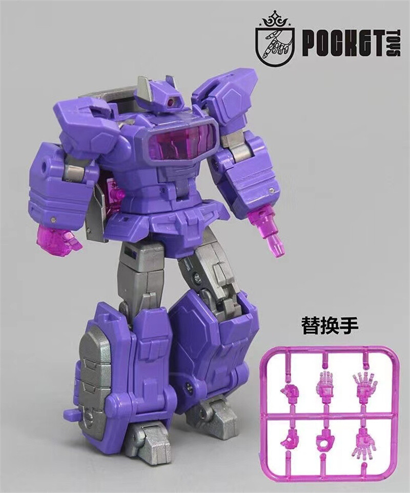 非正規 PocketToys PT-03 ＆PT-05 PocketToys PT-03 PT03 G1 Mini Pocket War Shockwave Action Figure