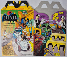 1993 McDonald's Happy Meal Box-Batman: The Animated Series Box A