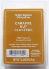 Better Homes & Gardens "Caramel Nut Clusters" Wax Cubes 2.5 oz USA-Combo