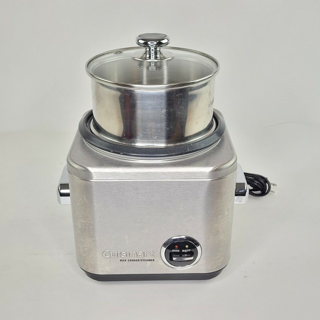 Cuisinart CRC400 4 Cup Rice Cooker Silver for sale online eBay