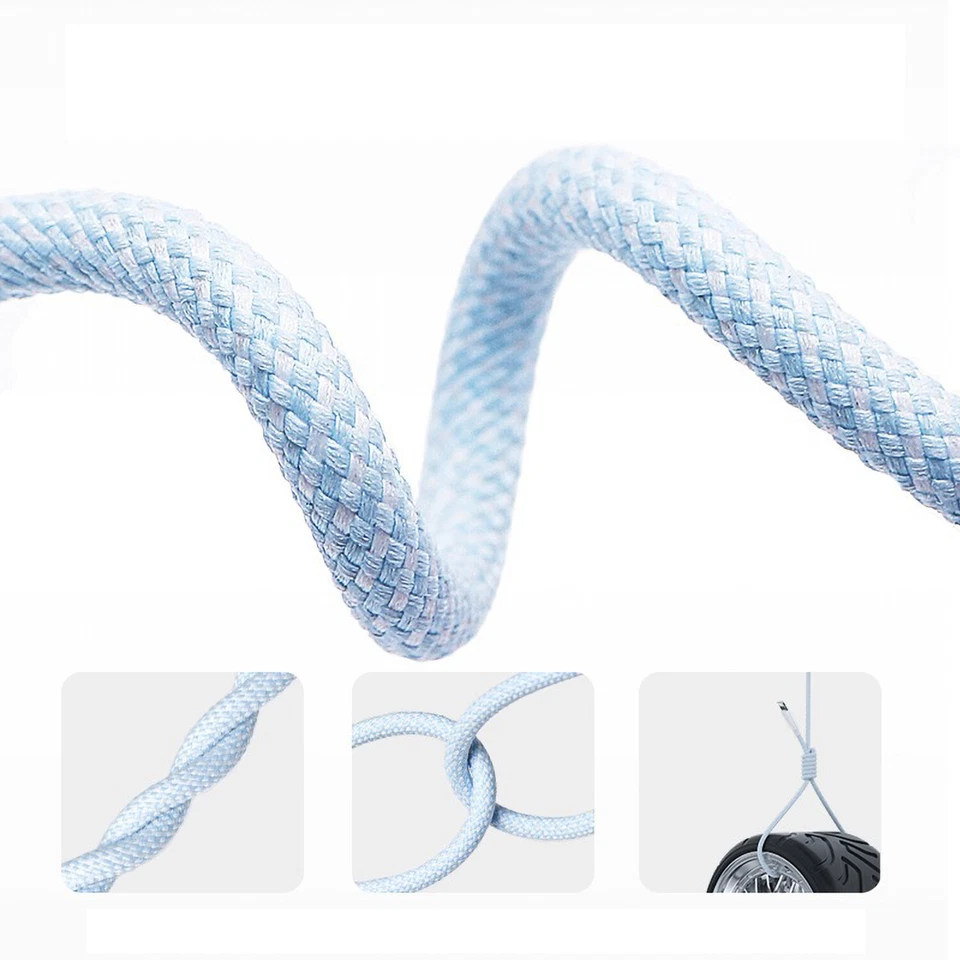 USB-C Cable 60W Fast Charging&Data Sync Cord For iPhone 15/iPad Pro/Galaxy/Pixel - Image 4 of 4