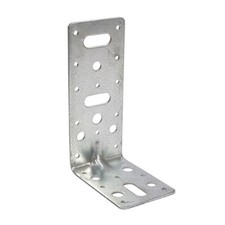 150 x 90mm REINFORCED GALVANISED ANGLE BRACKET HEAVY DUTY DECKING JOISTS, TIMBER