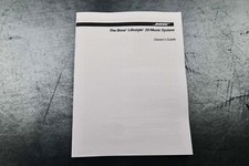 New Bose Lifestyle 20 Music System Owner's Guide Operating Manual