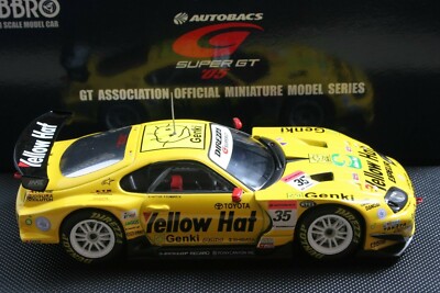 EBBRO 43696 1:43 YELLOW HAT YMS TOYOTA TOM'S SUPRA SUPER GT