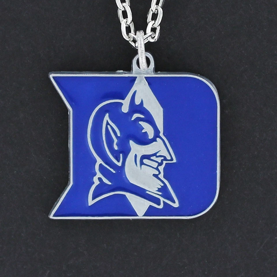 Collar DUKE BLUE DEVILS - Esmalte Estaño Dije Logo NCAA Deportes Universitarios NUEVO Foto 2 de 4