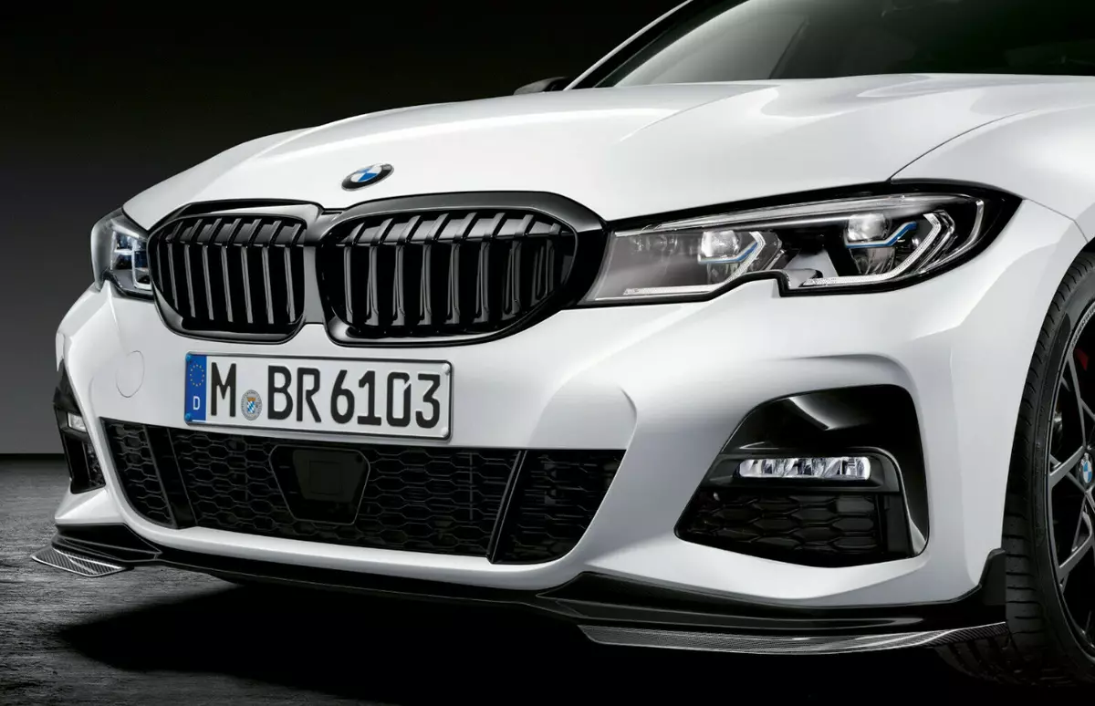 Original BMW M Performance 3er G21 Ziergitter Shadow-Line mit 