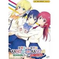 Kanojo Mo Kanojo Girlfriend Season 1-2 Anime NEW DVD English Dub  Free Gift 
