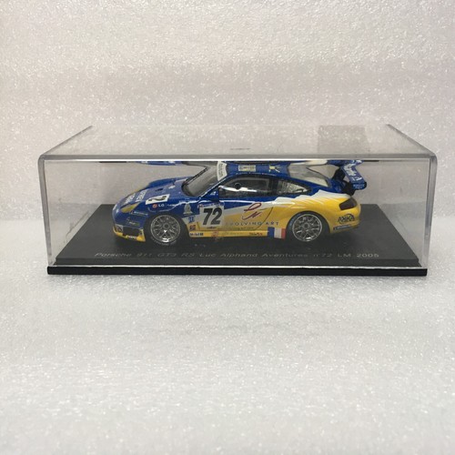 Porsche 911 GT3 RS #72 Le Mans 2005 - Spark 1/43 - Bleu/Jaune - Occasion