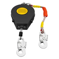 49ft/15m Self Retracting Lifeline Heavy Duty 330lbs Retractable Safety Lanyard 