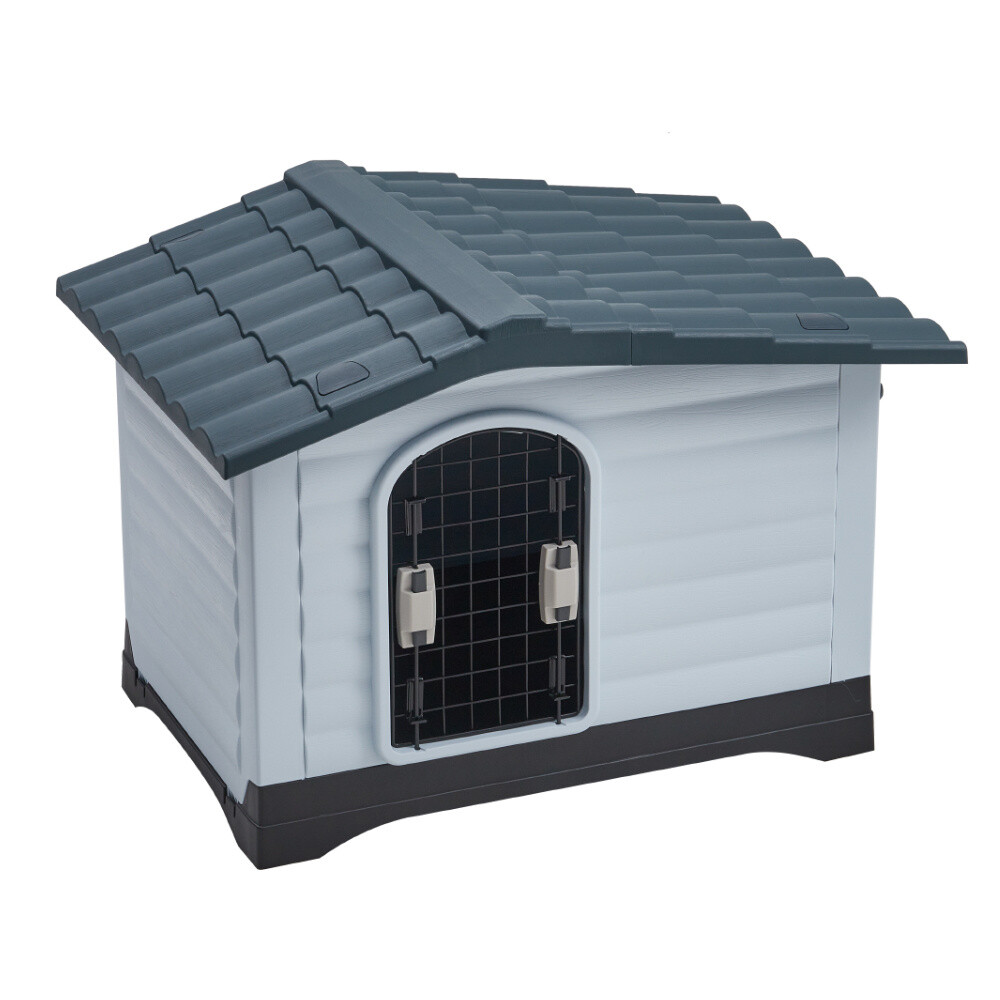Large Pets Plastic Dog Kennel Weatherproof Pet House In & Outdoor