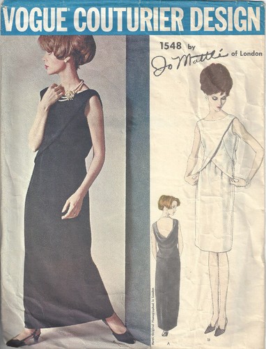 Robe Vintage 1965 Vogue By Laroche – Modèle B34 Neuf Jamais Porté