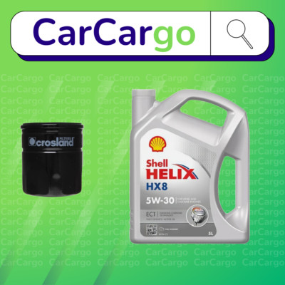 Service Kit Fit Daewoo Nubira 2.0 16V Petrol 1999-2002 Oil Filter Shell Oil