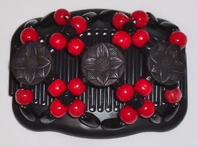 Angel Wings Hair Clips 4x3.5'', African Butterfly Style, Magic Combs, Quality S7