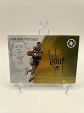 2018-19 Opulence David Robinson Golden Vintage Auto Gold /25!  Spurs Legend HOF!