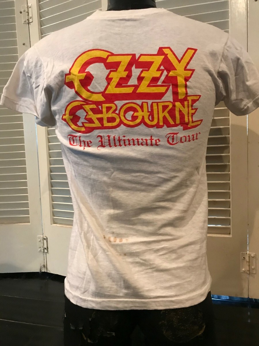 Ozzy Osbourne The Ultimate Sin Tour '86 Autorizzato Uomo Maglietta - Foto 10
