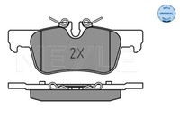 Meyle 025 253 3116 Brake Pad Set, Disc Brake For BMW BMW (Brilliance) Mini