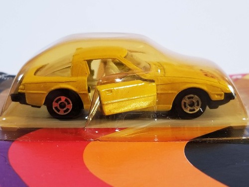 Road Machines Mazda RX7 / 1983 / Yellow / Rare / Made in Hong Kong - Picture 4 of 7
