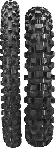 WIG Racing Off-Road Motorcycle Tire Set (110/100-18 Rear & 80/100-21 Front) With Heavy Duty 2.5mm Inner Tubes - 2-Piece Kit