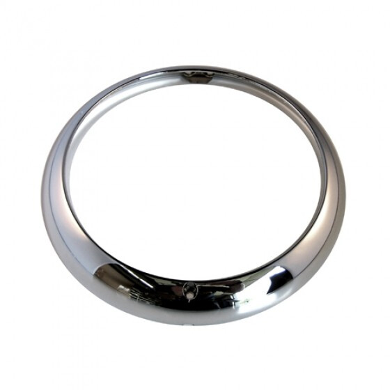 Cerclage de phare chromé Jeep Willys pour rénovation optique CJ3 et CJ5