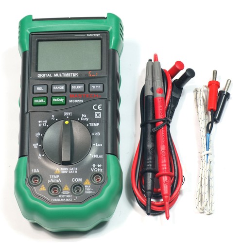 Mastech MS8229 Digital Multimeter Auto Range 5-in-1 Multi-functional DMM Meter