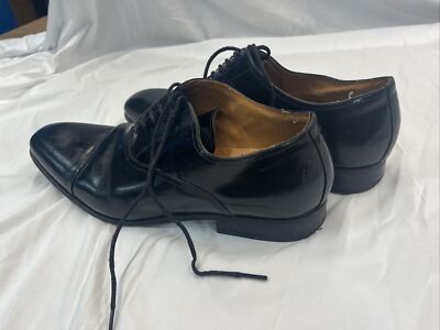 Men's FLORSHEIM Corbetta Cap Toe Dress Shoes Black Leather 14180