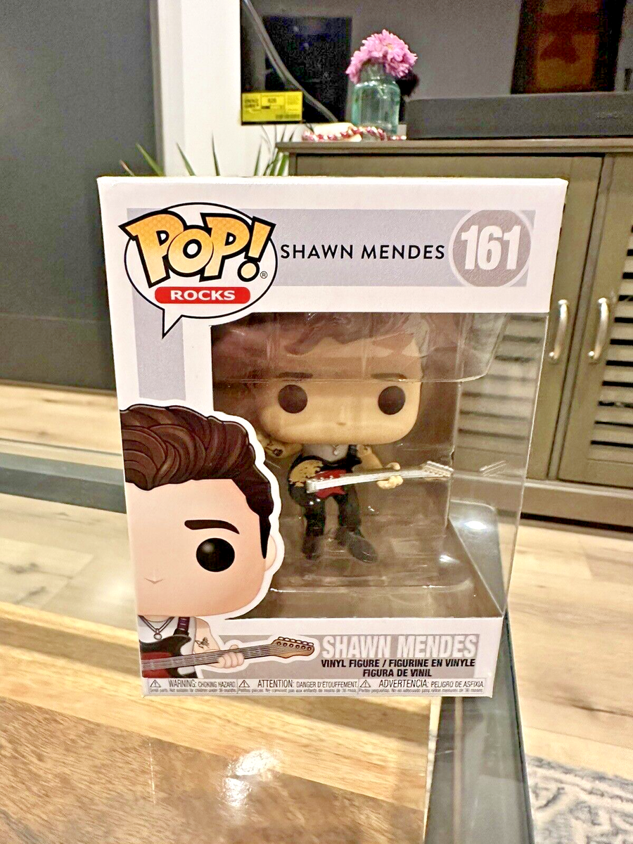 Funko Pop! Rocks Shawn Mendes #161 Vinyl Figure NEW w SOFT