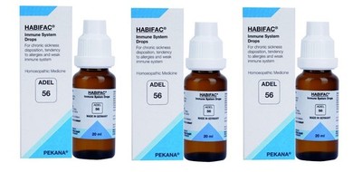 ADEL 56 Immune System Drops Pack of 3 Homeopathic Remedy for Natural Wellness