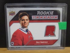 2021-22   cole caufield   ud series 2   rookie threads   rookie  canadiens