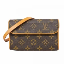 LOUIS VUITTON Pochette Florentine M51855 Monogram Waist Bag Brown