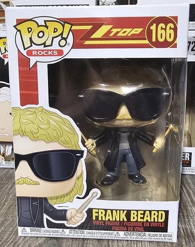 Funko POP! Rocks: Frank Beard #166 W/Free Pop Protector, F008