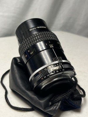 Vintage Nikon Micro-NIKKOR 55mm f/2.8 AI-S Macro MF Lens Japan - Serial 301971