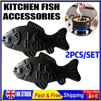 2 Stück/Set Eisen Fisch Natürliche Eisenergänzung zum Kochen & Mangellinderung