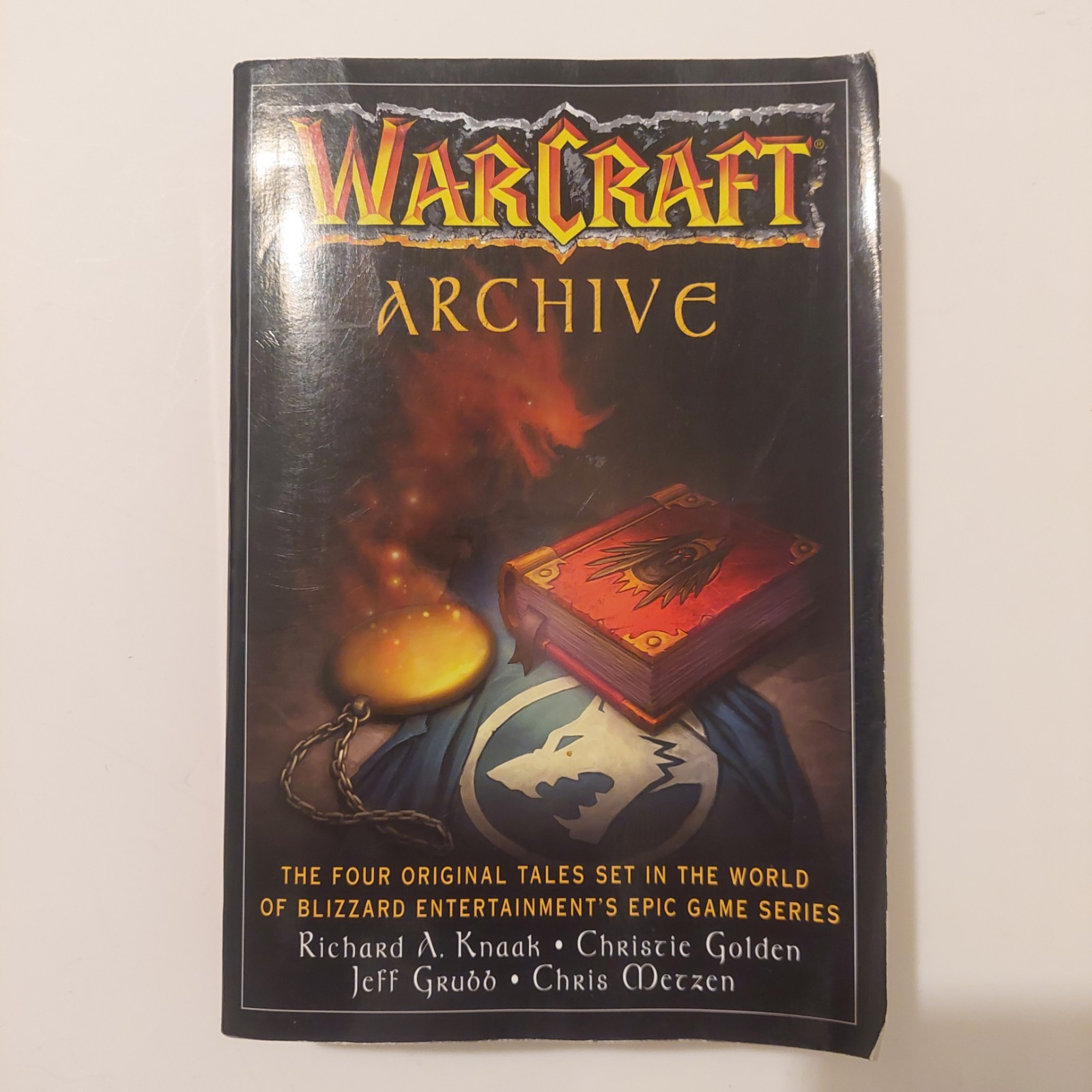WARCRAFT ARCHIVE 2006 Paperback Book BLIZZARD Jeff Grubb 4 Original Tales