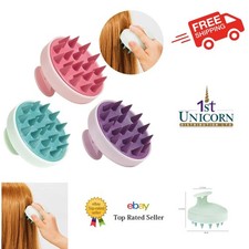 Shampoo Brush - Silicone Scalp Massage Comb for Hair Care - Bath Shower Use