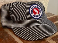 Engineer/Conductor Cap/Hat-Great Northern (GN)#10587 -Adult or child size- NEW