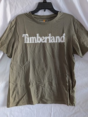 Green Timberland Men s small Tshirt
