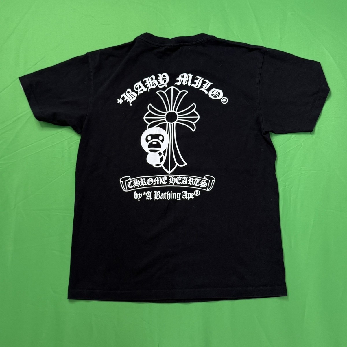 BAPE x Chrome Hearts Baby Milo White T-Shirt Size medium | eBay