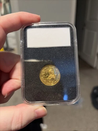 1985 gold Chinese Panda 1/4 oz Coin Similar To Gold Eagle Bullion Rare Yuan