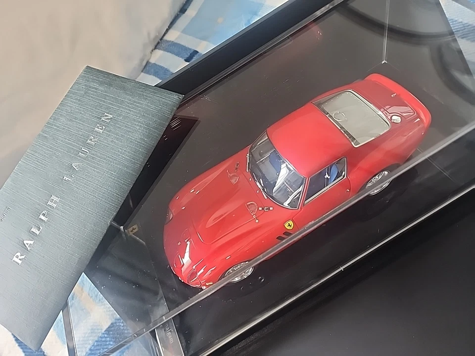 Amalgama Ferrari 250 Gto 1962 Colección Ralph Lauren Modelo Escala 1:18 con Certificado de Autenticidad Foto 2 de 4
