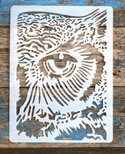 Reusable Owl Design Plastic Stencil for Painting - StencilAir