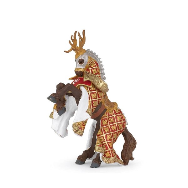 Papo Figur Ritter-Pferd Des Waffenmeisters Hirsch Actionfigur Spielfigur-image