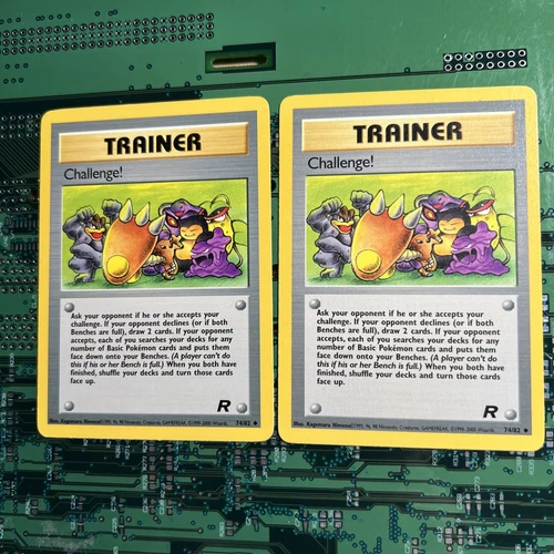 Challenge! 74/82 Team Rocket Trainer Pokemon Card WOTC Vintage Snorlax Art 2