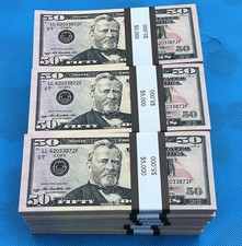  50 Bills 1000 Pieces Prop Replica Money for Movies, Parties, Tik Tok, Instagram