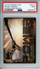 2017 Stadium Club Power Zone Frank Thomas Black Parallel #/99 #PZ-FT PSA 9 POP 1
