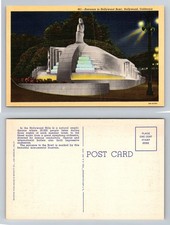 Hollywood, CA-California, Entrance to Hollywood Bowl Monument Vintage Postcard