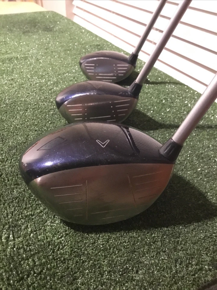 Callaway Great Big Bertha II Woods Set (Driver, 3W, 5W) Firm System 60 Graphite - Image 3 of 4