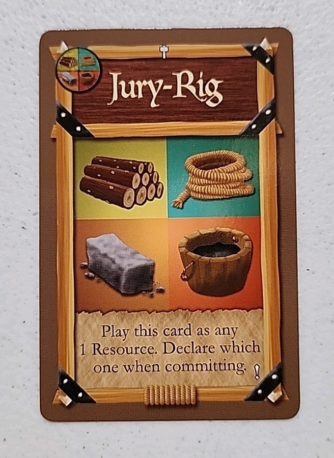 Castle Panic Engines Of War Jury Rig Promo Card