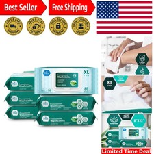 Extra Soft XL Premoistened Disposable Adult Washcloths 8  X 12  Bath Wipes fo...